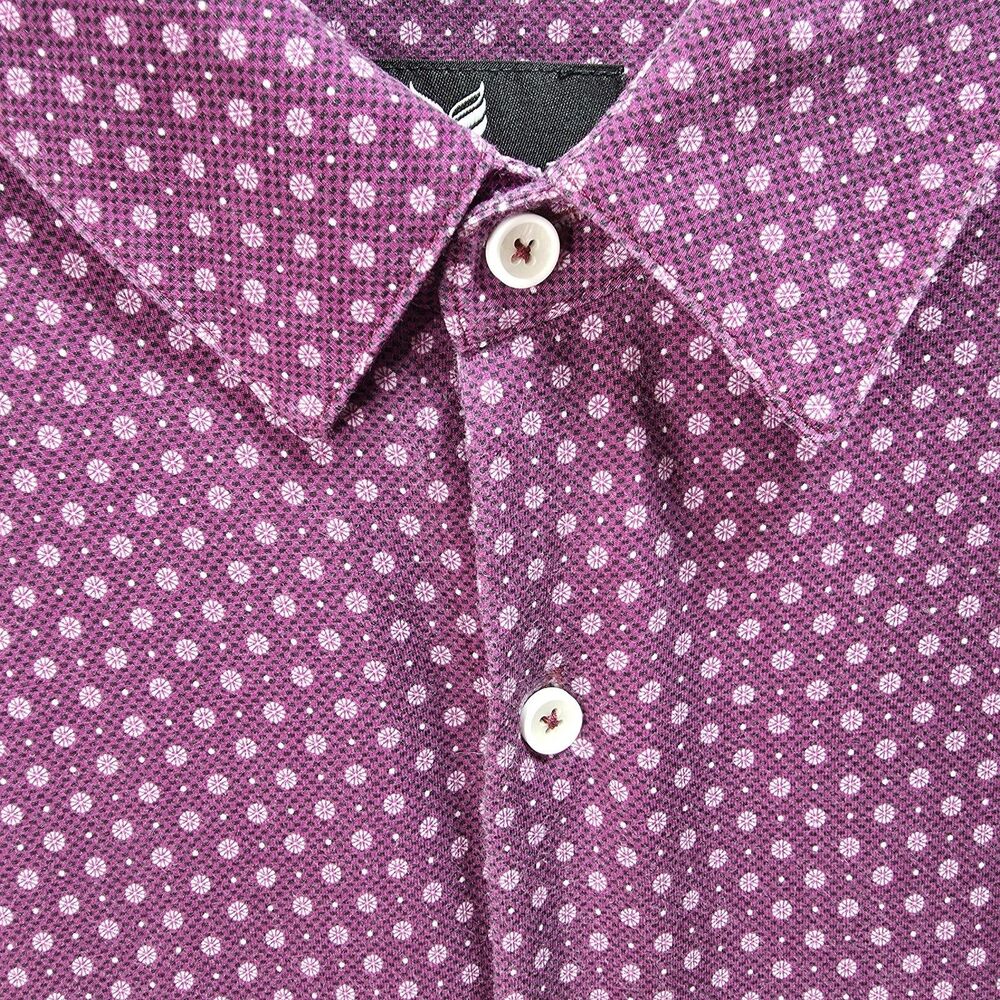 Buttercloth Mens XL Icy Cotton Long Sleeve Stretch Button Down Shirt Office
